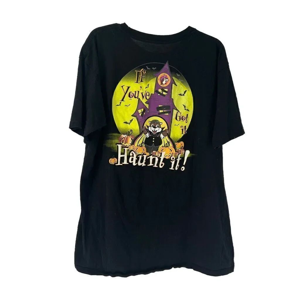 Bucees Halloween T Shirt Black Short Sleeve Size XL If Youve Got It Haunt It